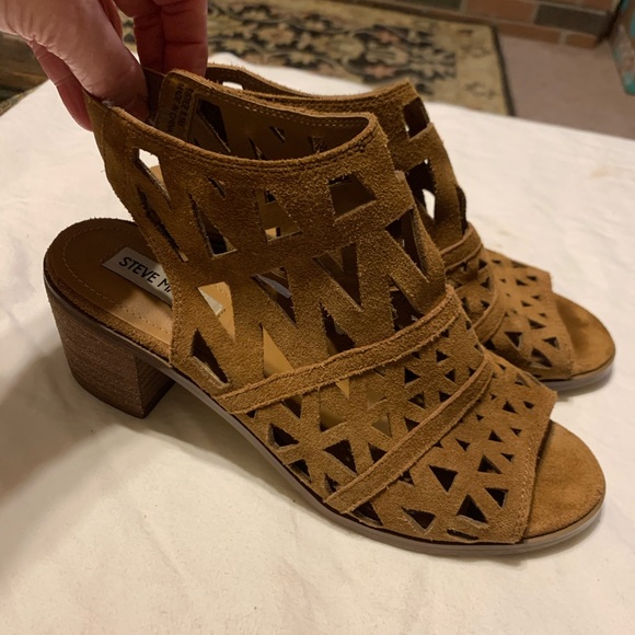 Sz 8.5 Steve Madden Estée Suede Sandals - Picture 12 of 12